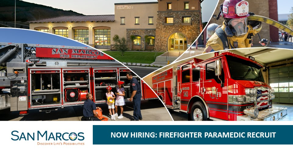 Firefighter Paramedic Recruit Opportunity - Apply Now