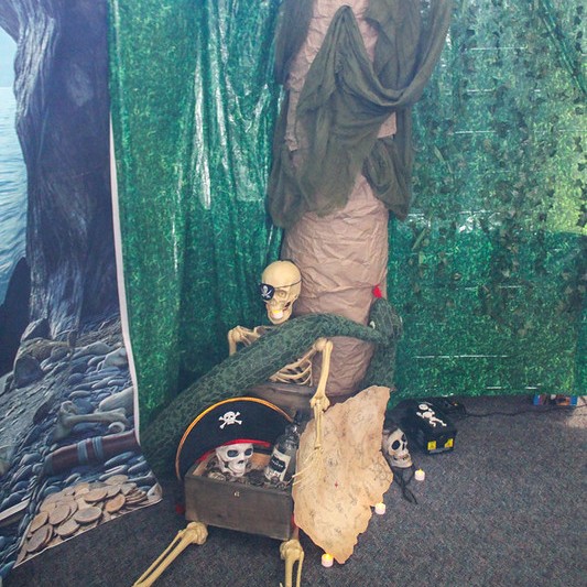 Image 14 of 28 in gallery section. Image title is Halloween Decorating 2025.