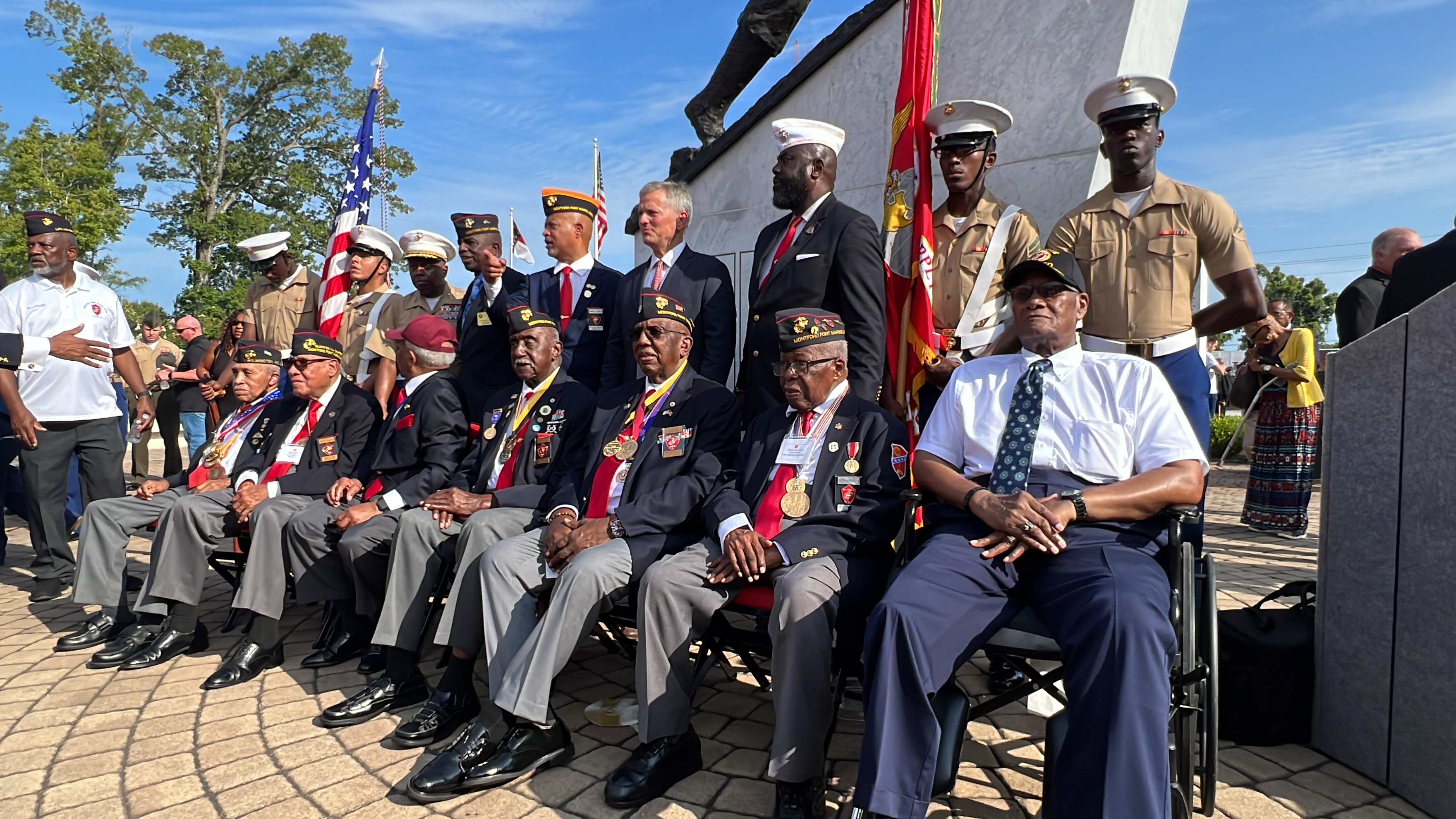 Image 5 of 9 in gallery section. Image title is Montford Point Marines.
