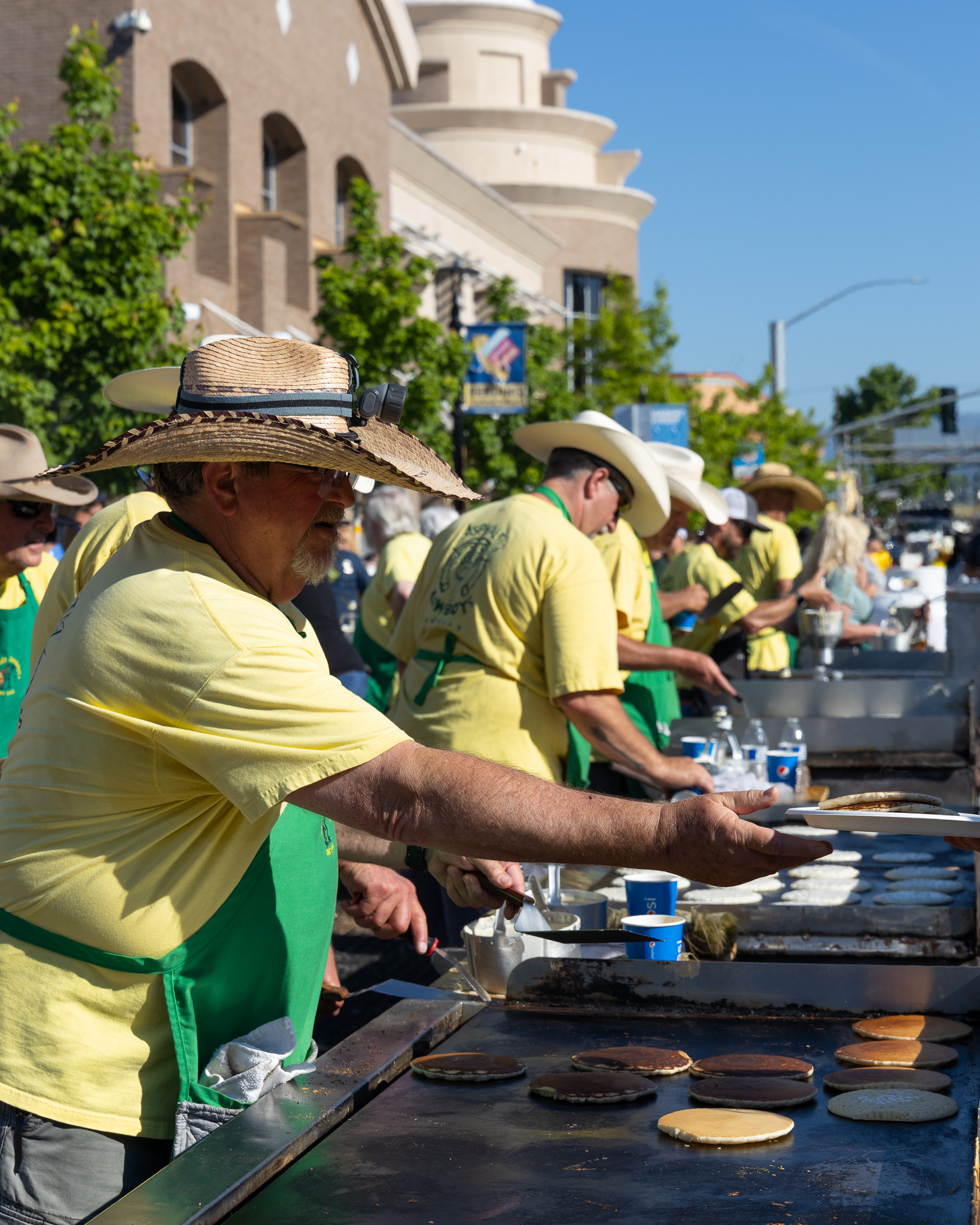 Image 22 of 26 in gallery section. Image title is pancake cowboys.