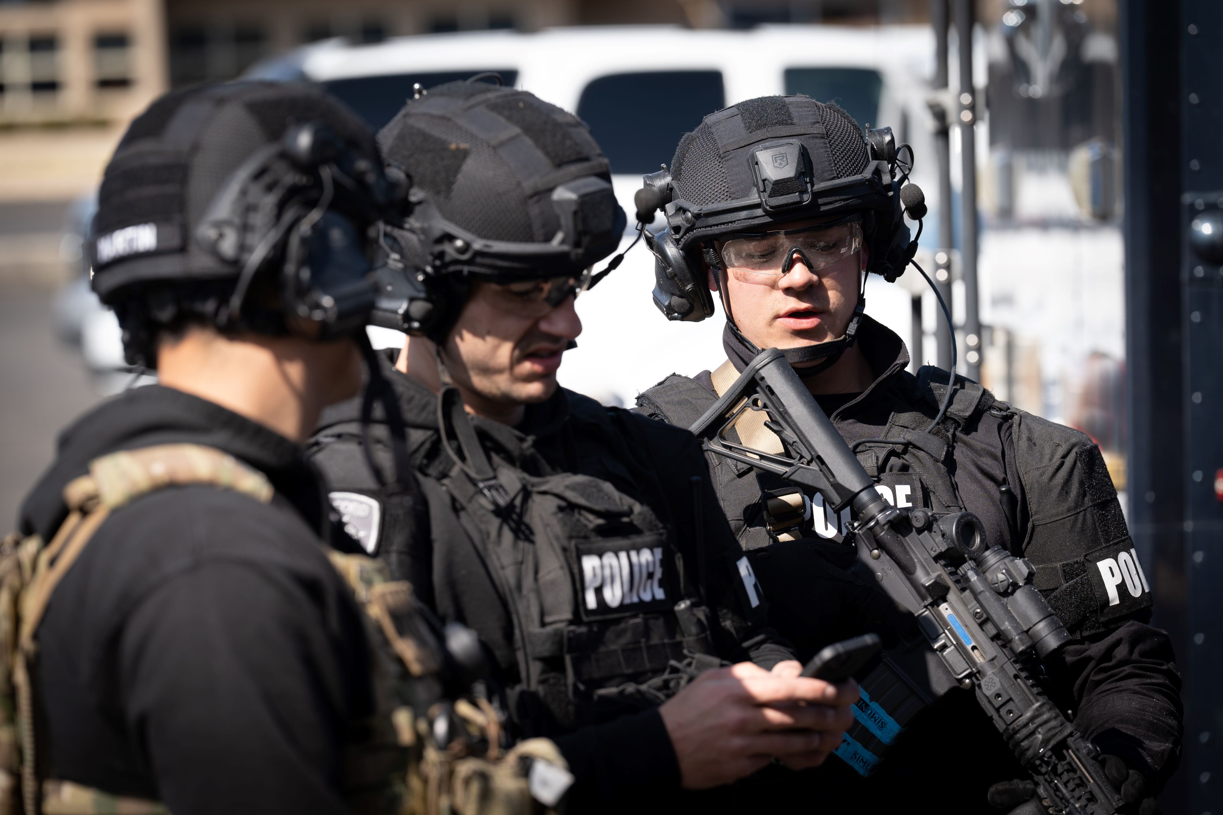 Image 3 of 23 in gallery section. Image title is 031623 SWAT Training (32) resized.