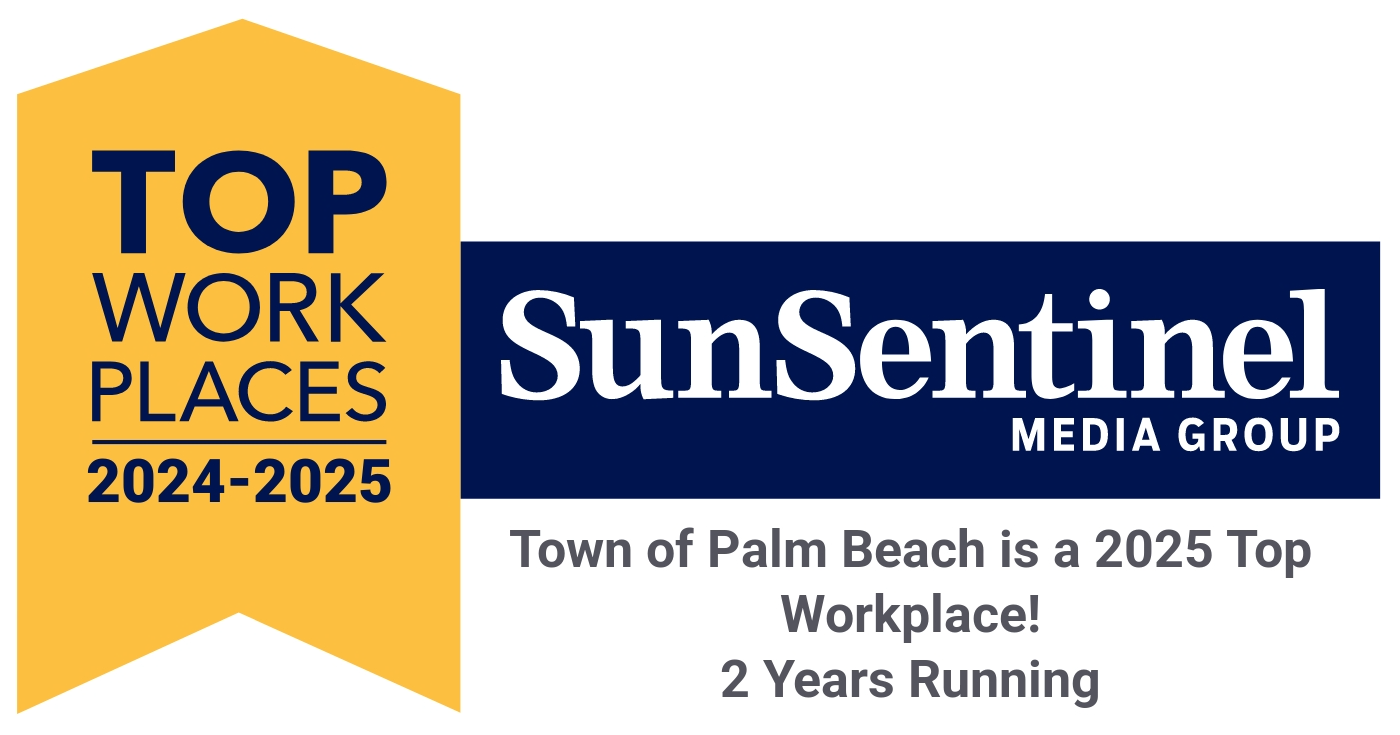 Town of Palm Beach included in Sun Sentinel’s Top Workplaces Two Years Running