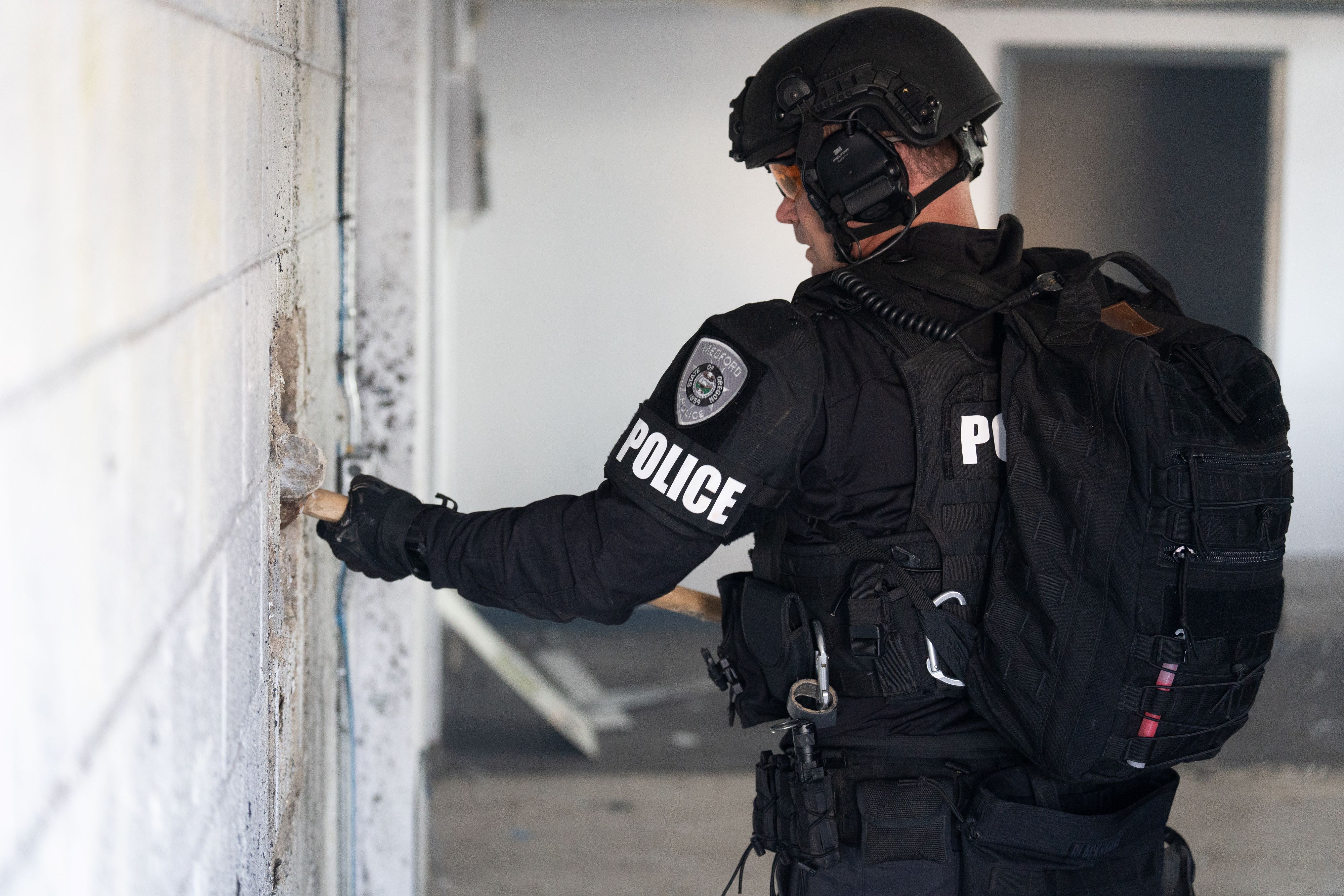 Image 23 of 23 in gallery section. Image title is 031623 SWAT Training (40) resized.