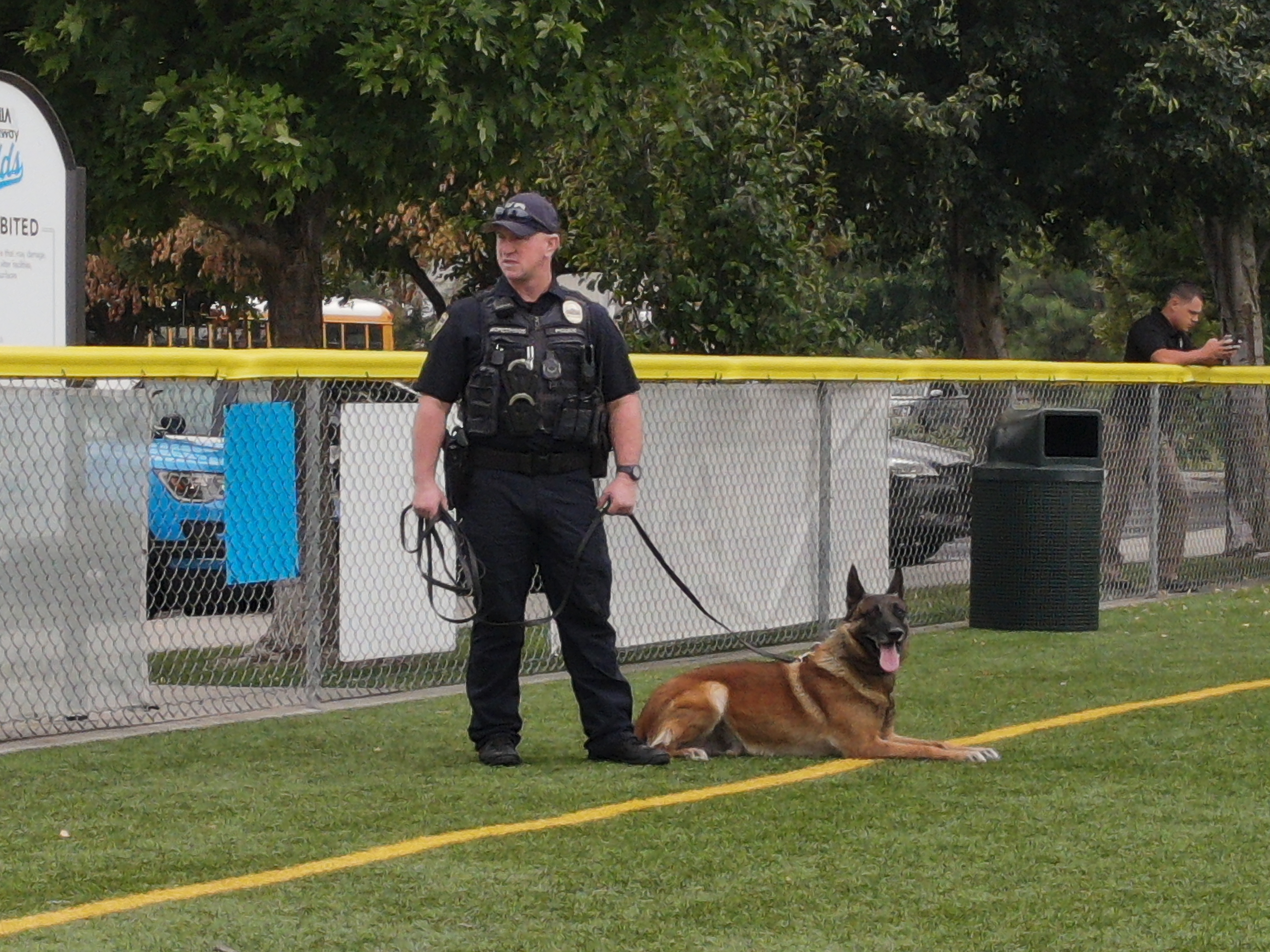 Image 10 of 23 in gallery section. Image title is 083123 K9 Portion of Recruiting Video at Lithia Fields (30) (1).