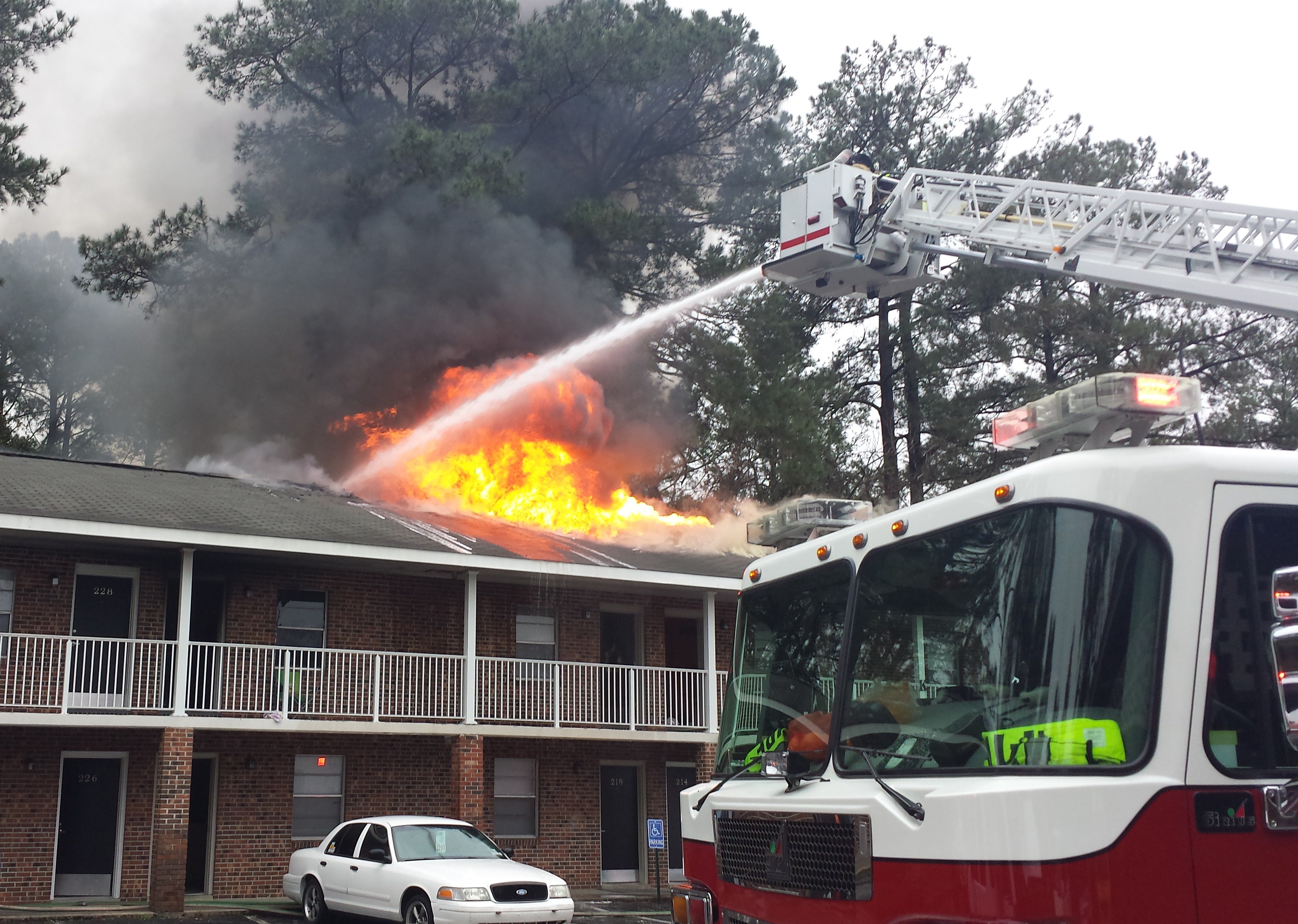 Image 8 of 16 in gallery section. Image title is Fire Incident.