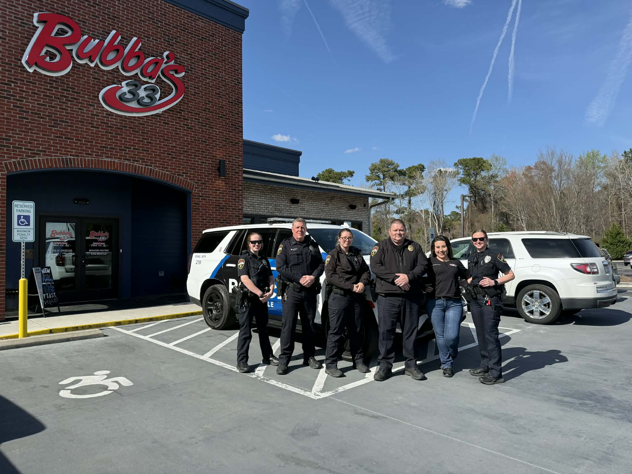 Image 1 of 1 in gallery section. Image title is Bubba's tip a cop March 18 .