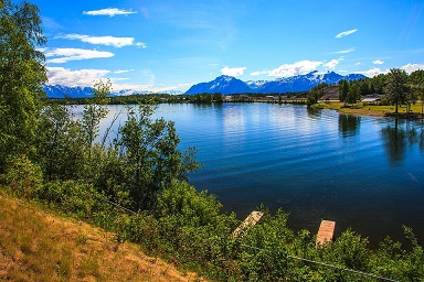 Image 6 of 10 in gallery section. Image title is Wasilla Lake.