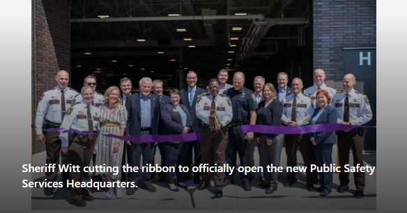 Public Safety Services Headquarters ribbon cutting event