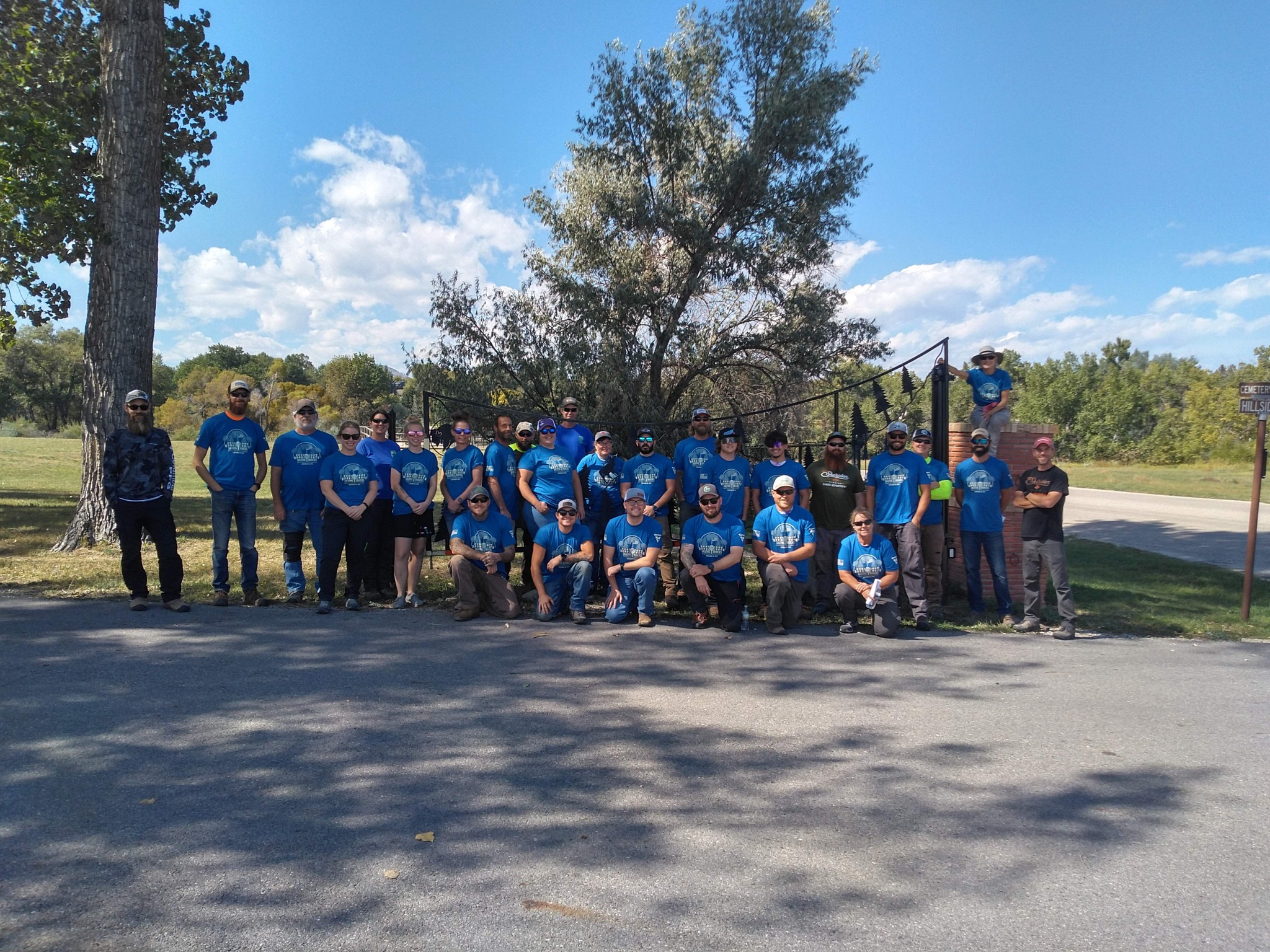 Item 6 of 10 in gallery section. Title is forestry team1.
