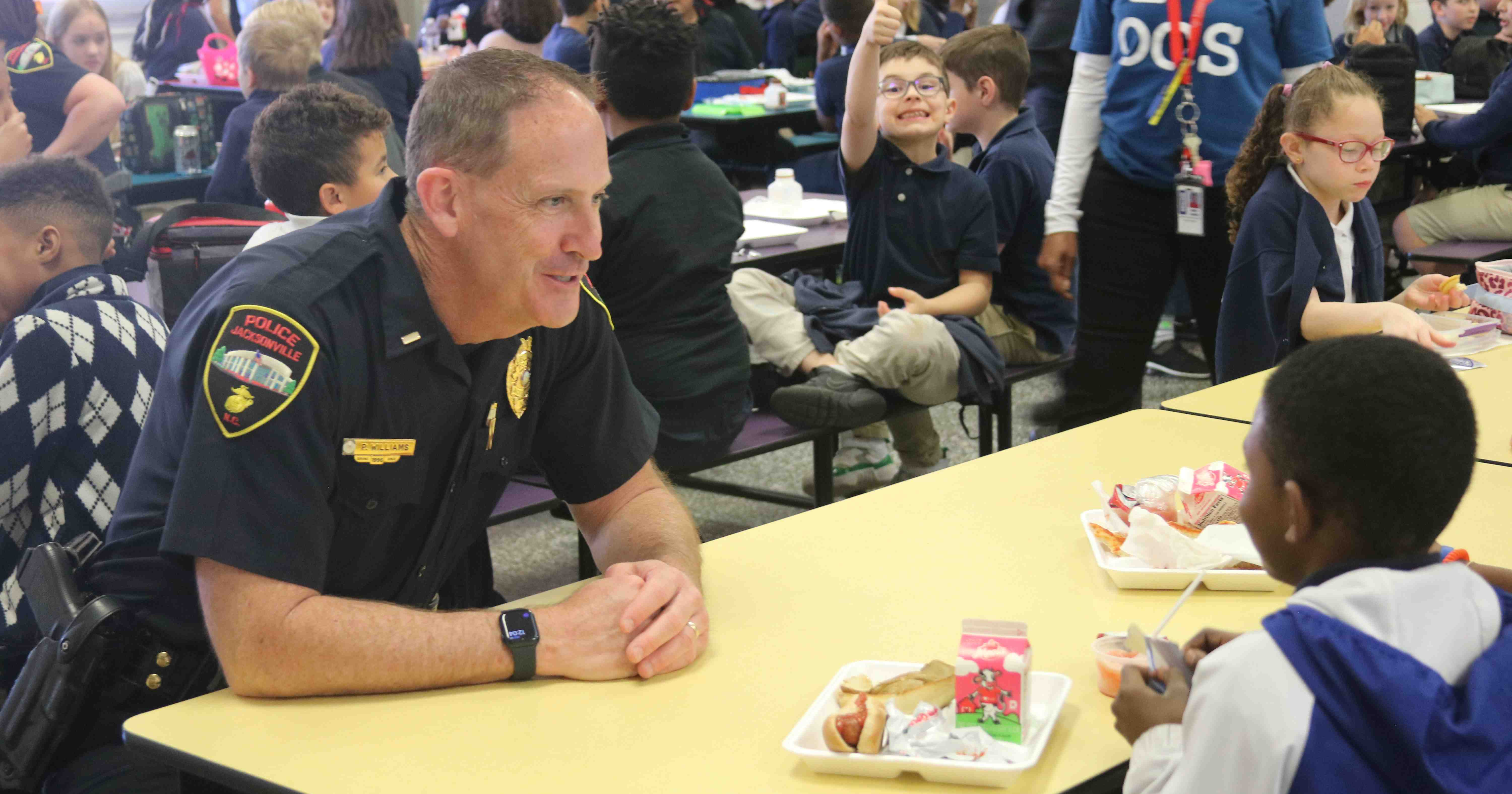 Lunch with the Law (Northwoods Park Elementary School)