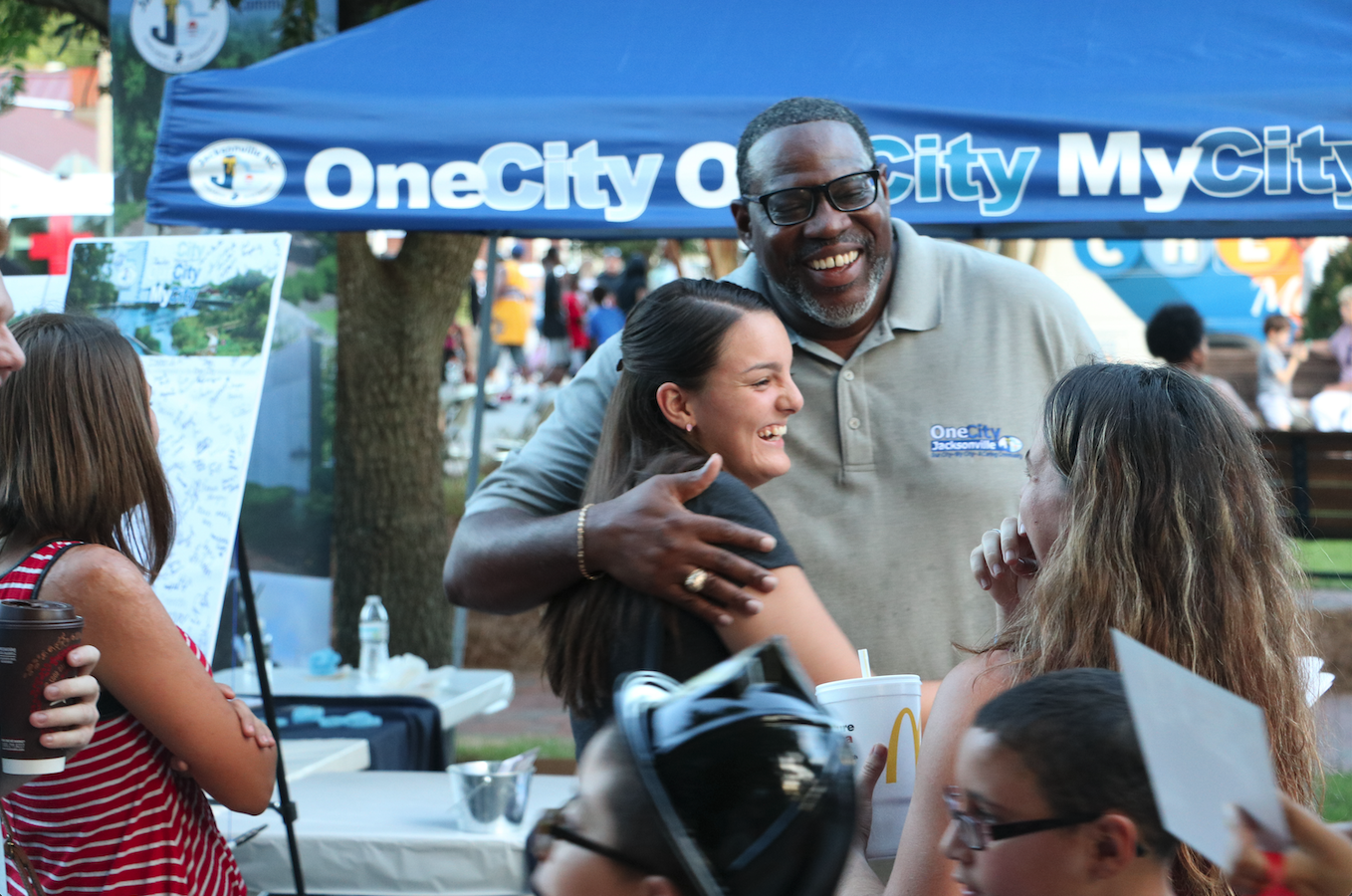 Image 1 of 9 in gallery section. Image title is One City Campaign Launch.