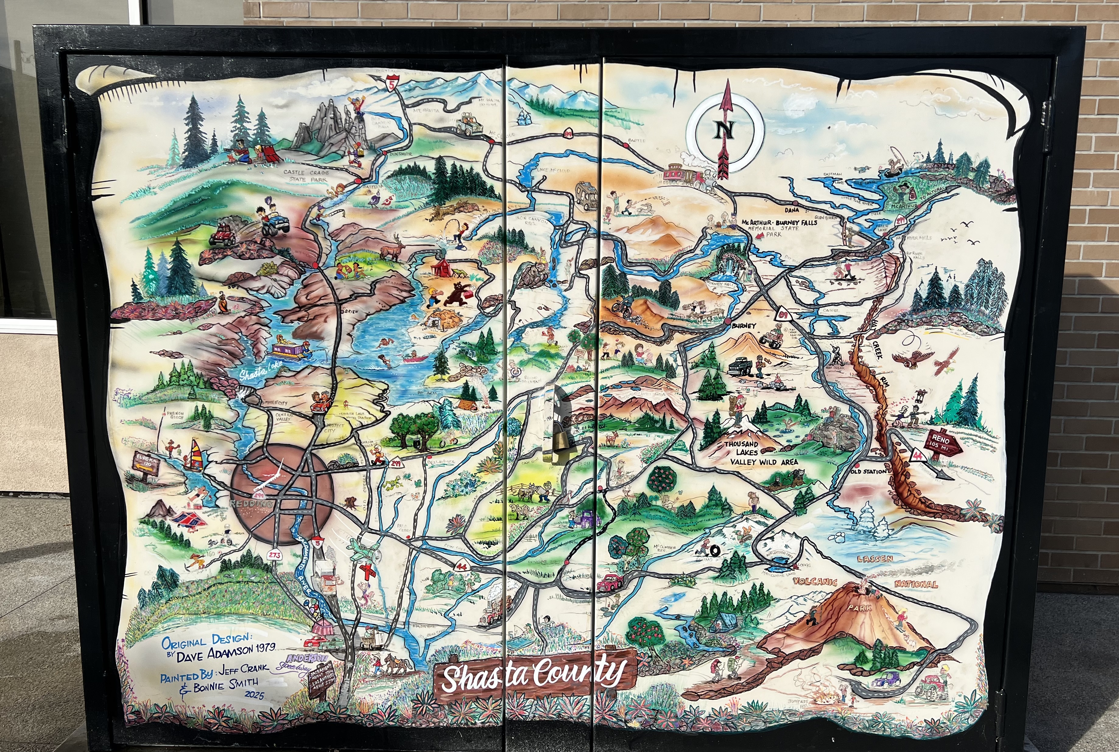 Image 14 of 26 in gallery section. Image title is Mural DT Redding.