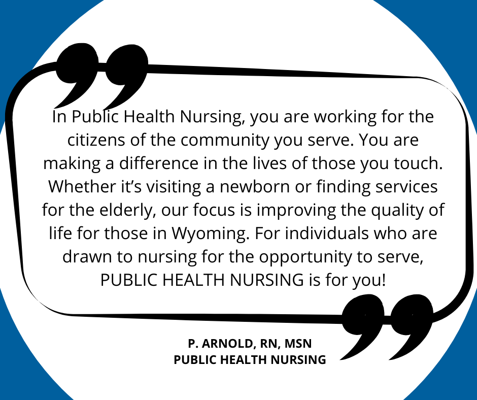 Item 2 of 2 in gallery section. Title is Public Health Nursing Emp Testimonial (1).