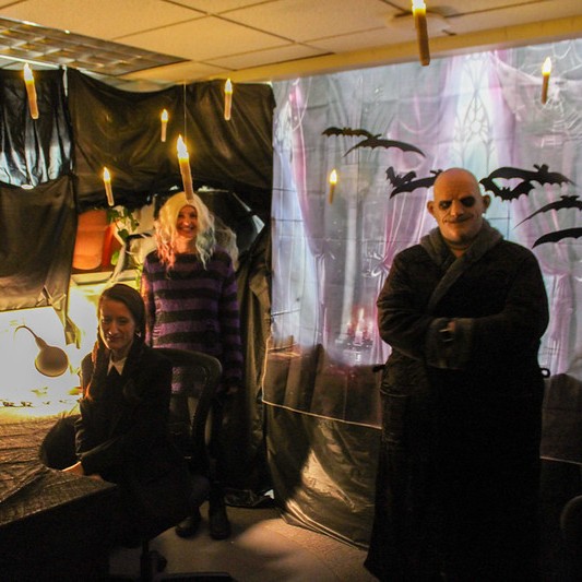 Image 16 of 28 in gallery section. Image title is Halloween Decorating 2025.