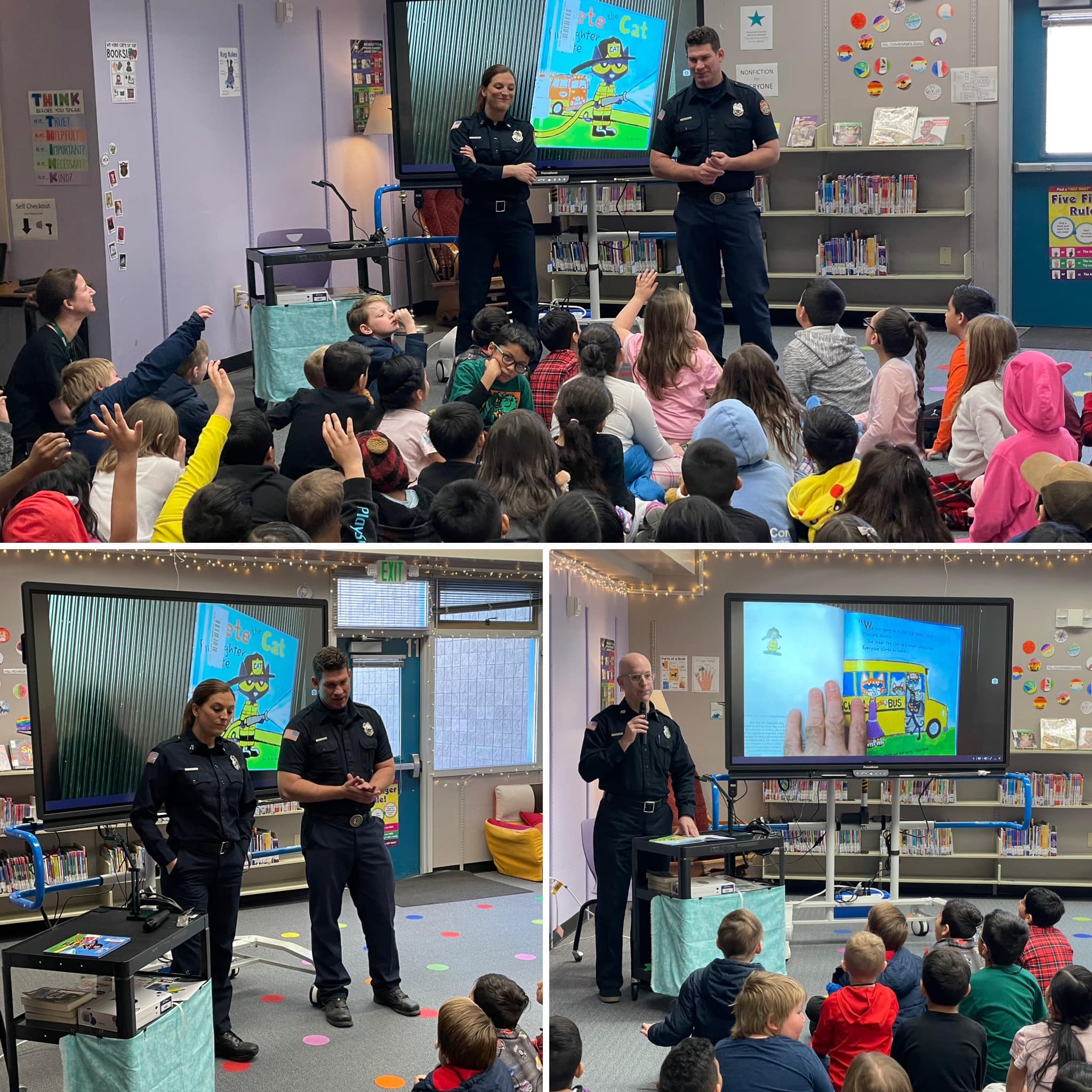 Image 9 of 14 in gallery section. Image title is Reading to Student.