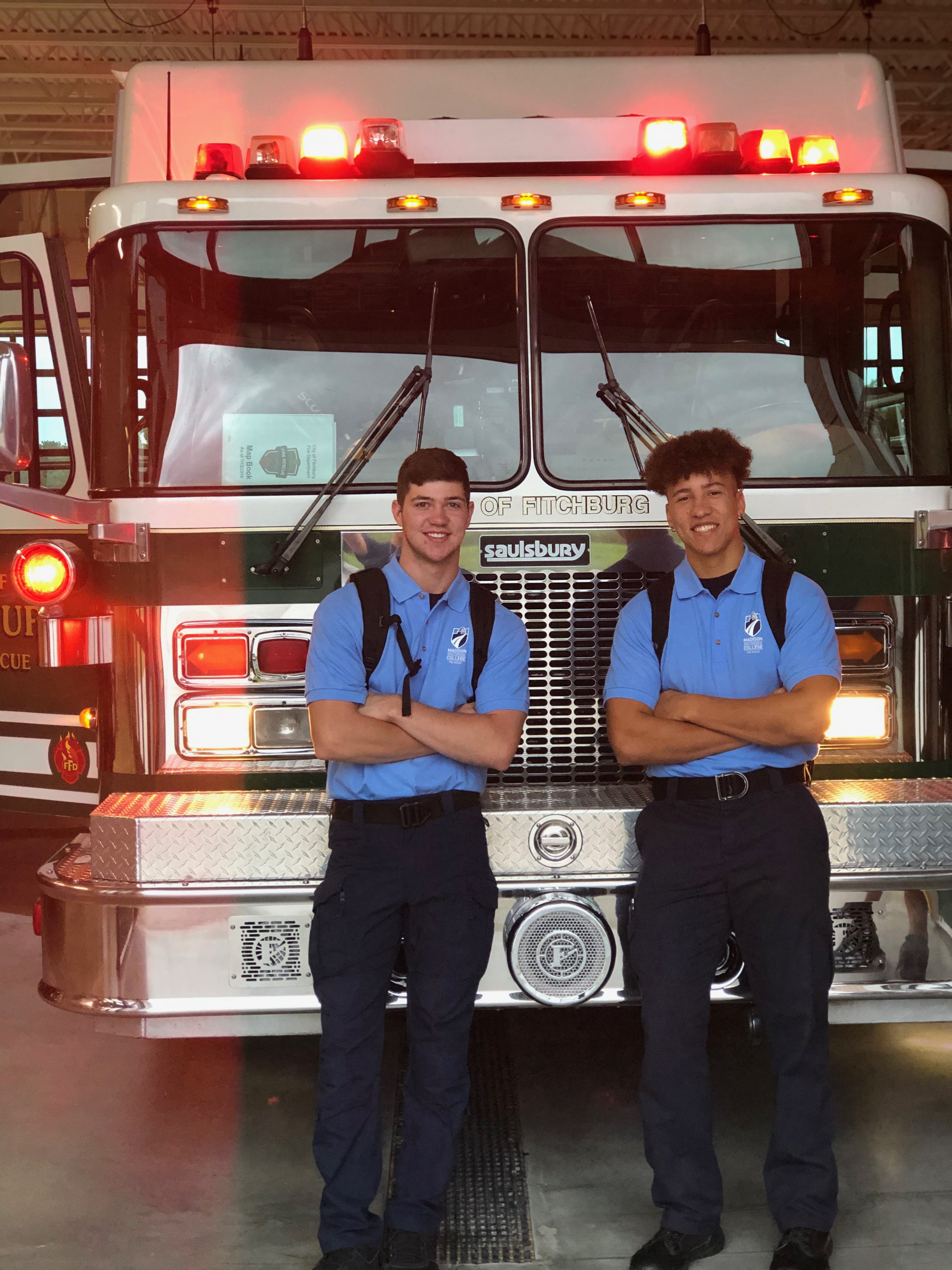 Image 2 of 16 in gallery section. Image title is Cal & Manny 1st Day of School.