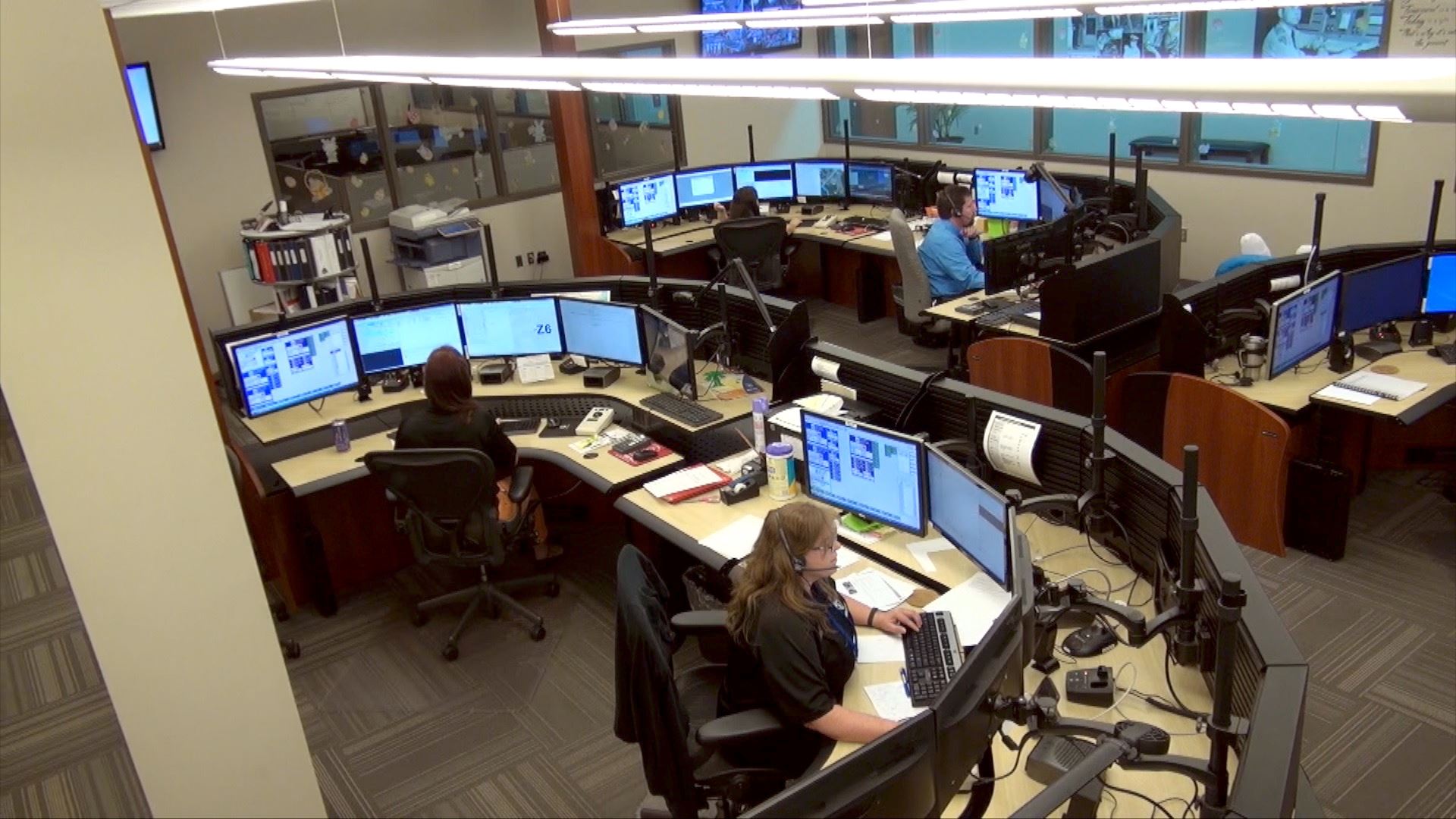 Image 7 of 14 in gallery section. Image title is Communications Division.