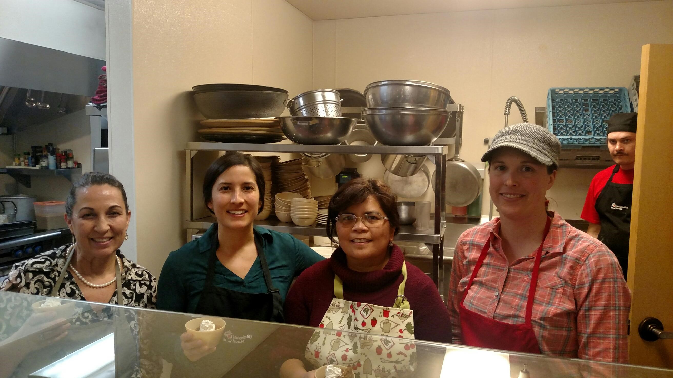 Item 1 of 6 in gallery section. Title is Hospitality House Volunteering.