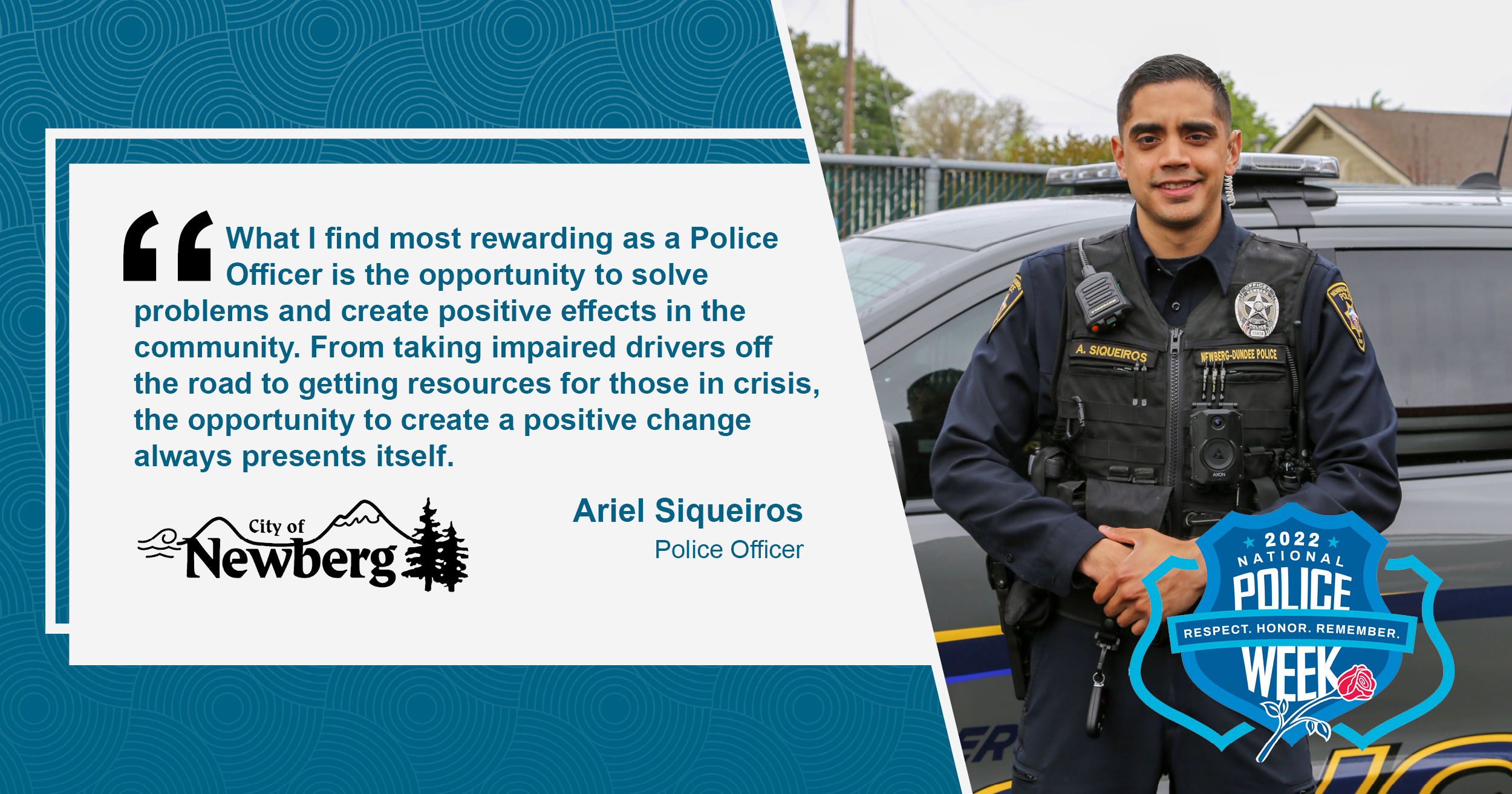 Image 2 of 2 in gallery section. Image title is Ariel Siqueiros talks about his most rewarding moments with NDPD.