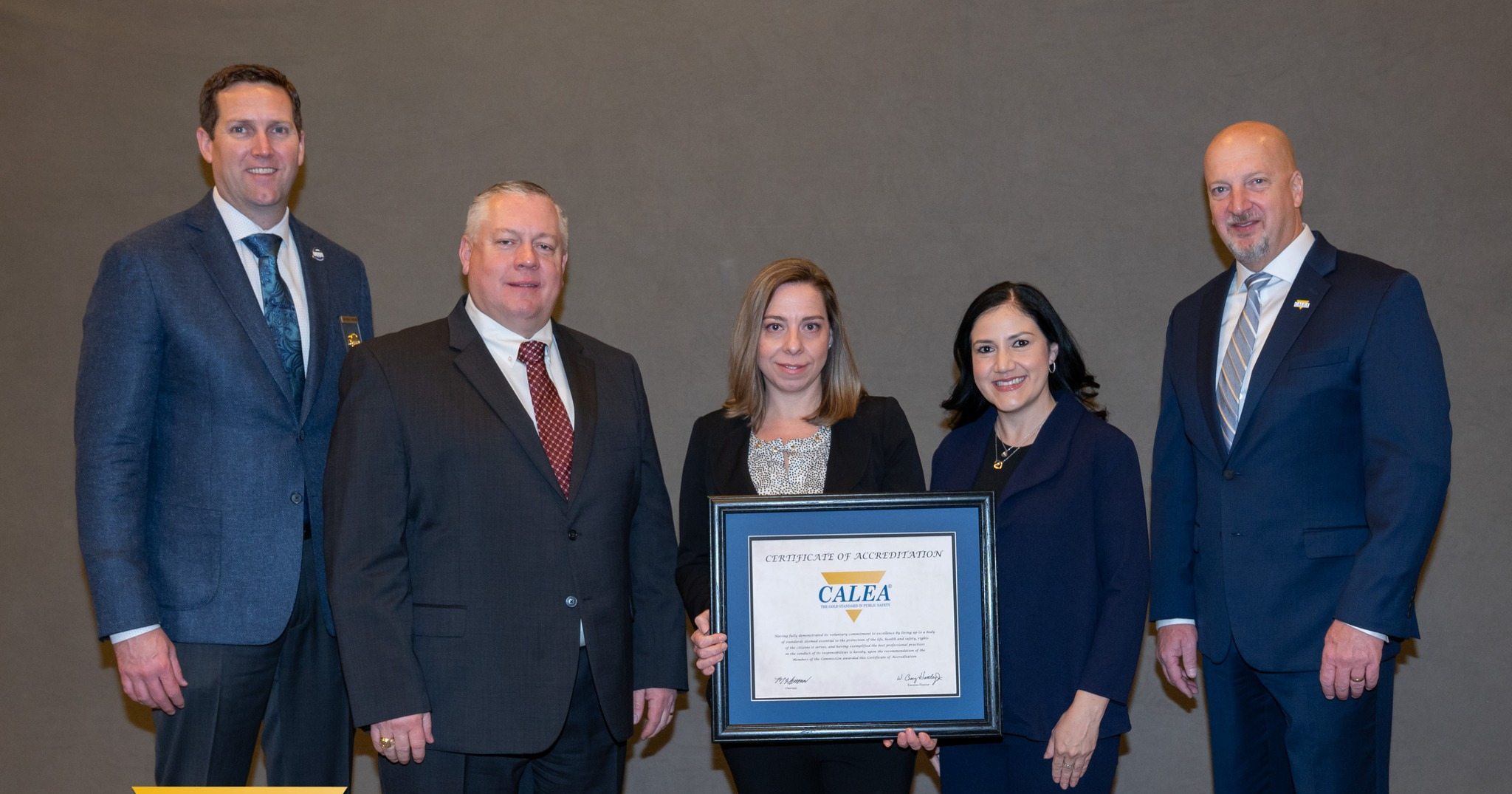 Pueblo PD received Its Third Law Enforcement Accreditation