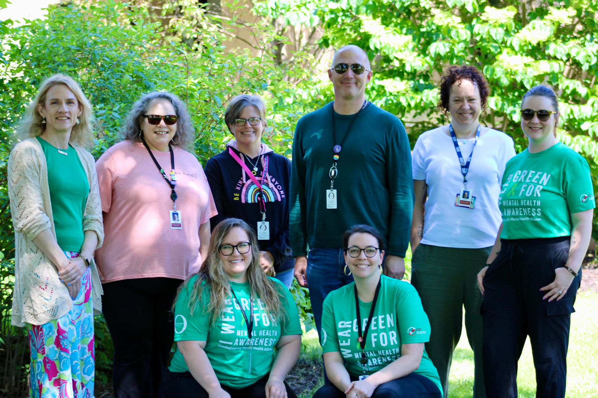 Image 1 of 3 in gallery section. Image title is Alliance group members at the 2024 Mental Health Walk.