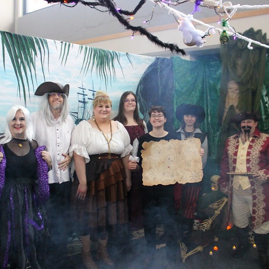 Image 13 of 28 in gallery section. Image title is Halloween Decorating 2025.
