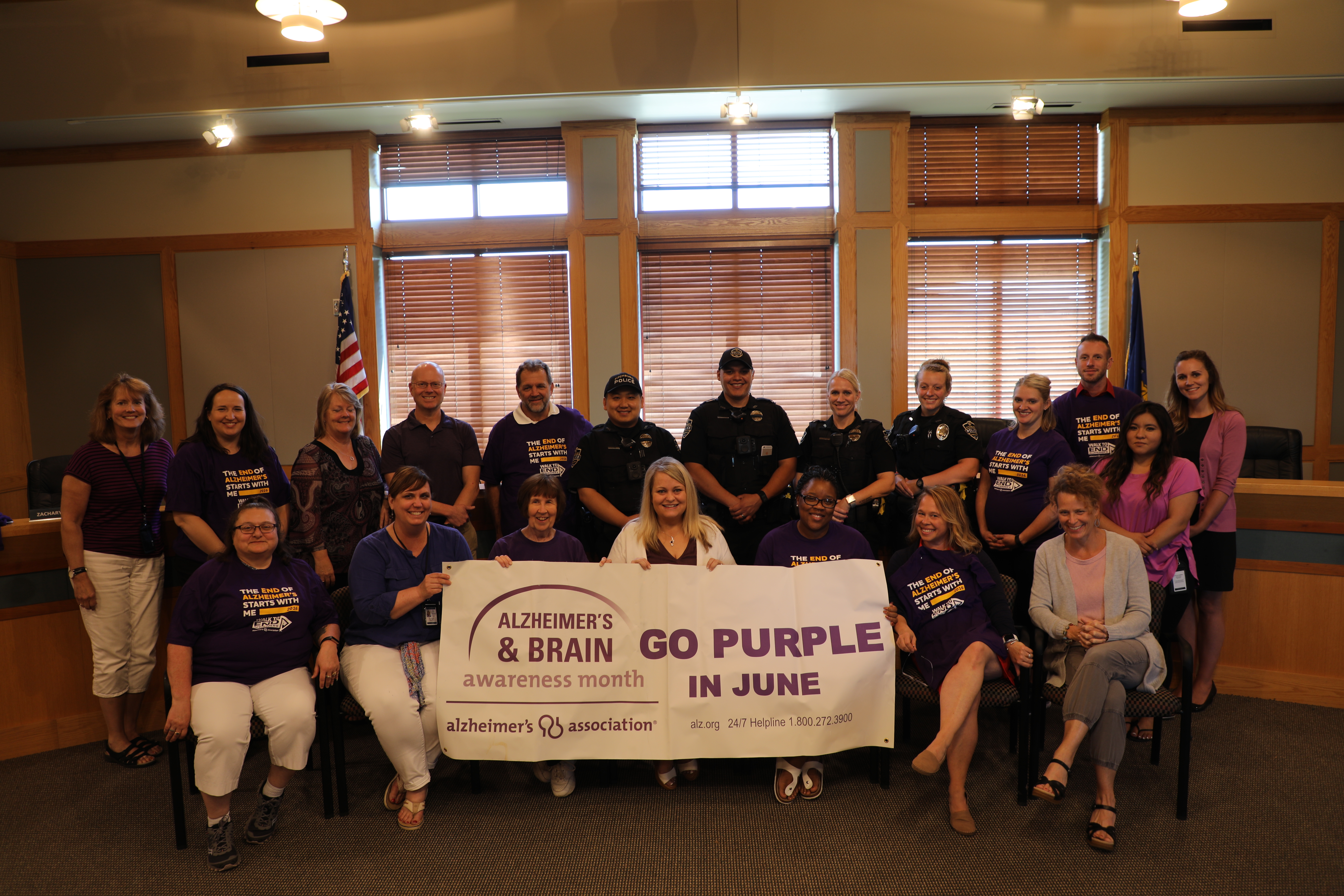 Image 5 of 16 in gallery section. Image title is Go Purple Alzheimers.